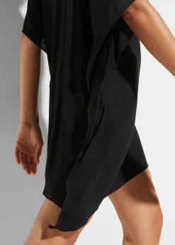 Tunique de plage en viscose transparente