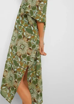 Tunique de plage oversize en crêpe léger