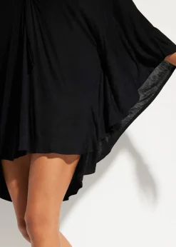 Tunique de plage transparente en viscose