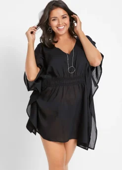 Tunique de plage transparente à col V