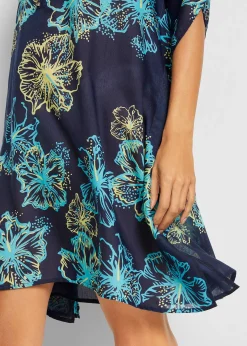 Tunique de plage transparente à col V