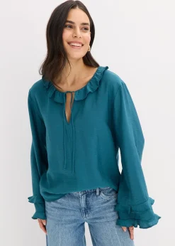 Tunique en fine viscose mélangée