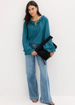 Tunique en fine viscose mélangée