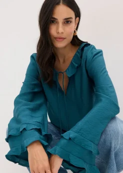 Tunique en fine viscose mélangée