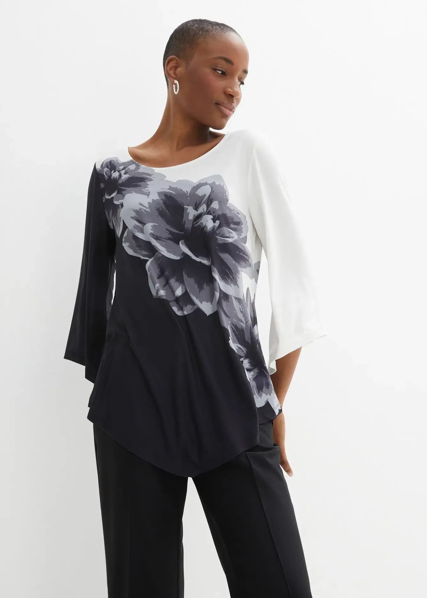 Tunique en jersey imprimé