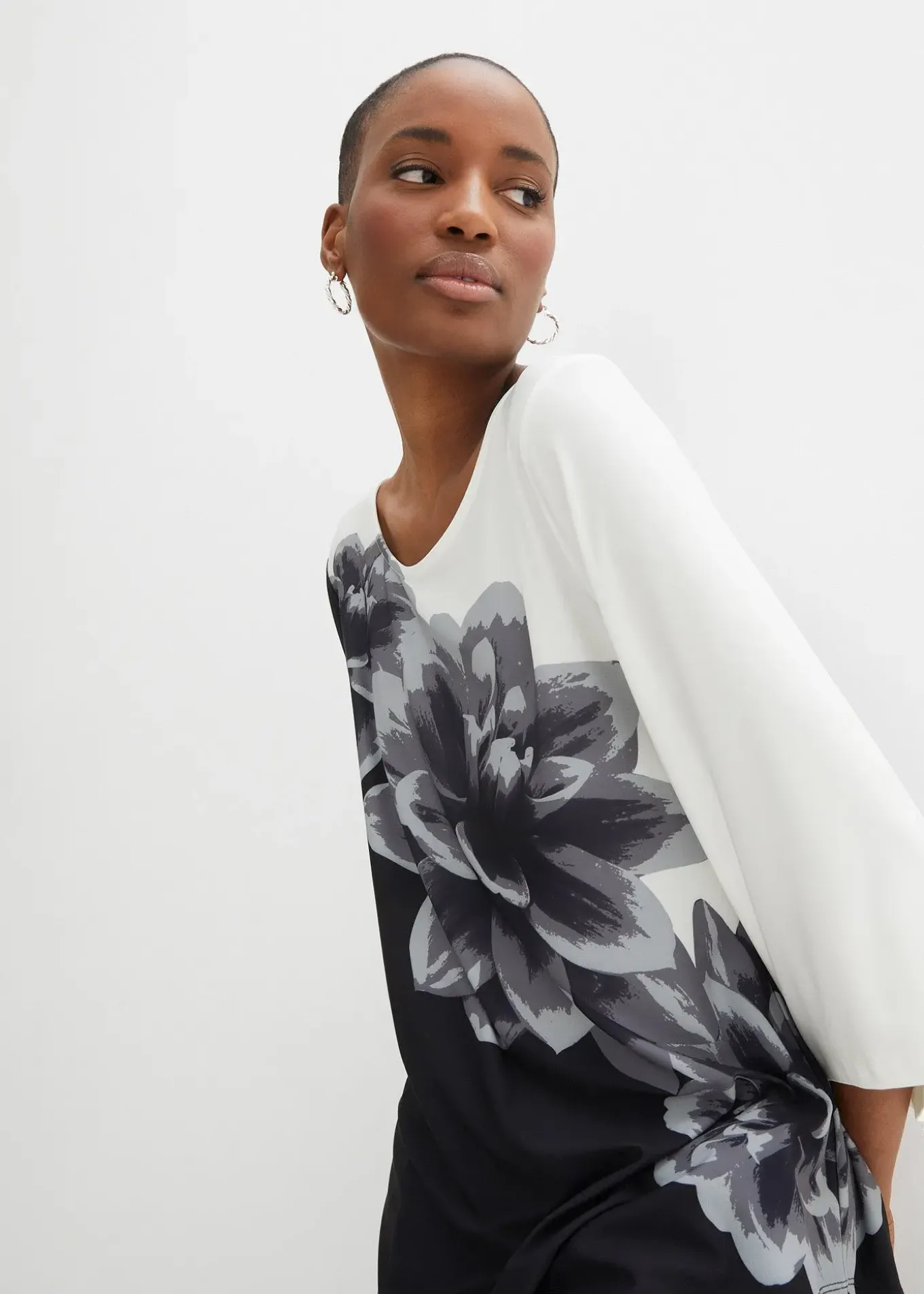 Tunique en jersey imprimé