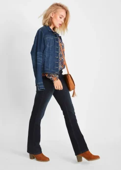 Tunique en jersey imprimée, manches longues