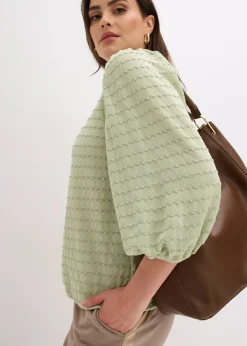 Tunique en jersey texturé