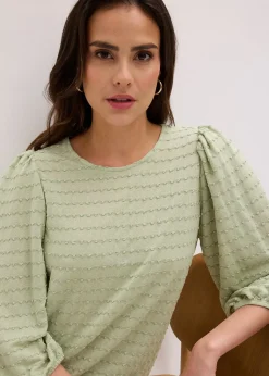 Tunique en jersey texturé