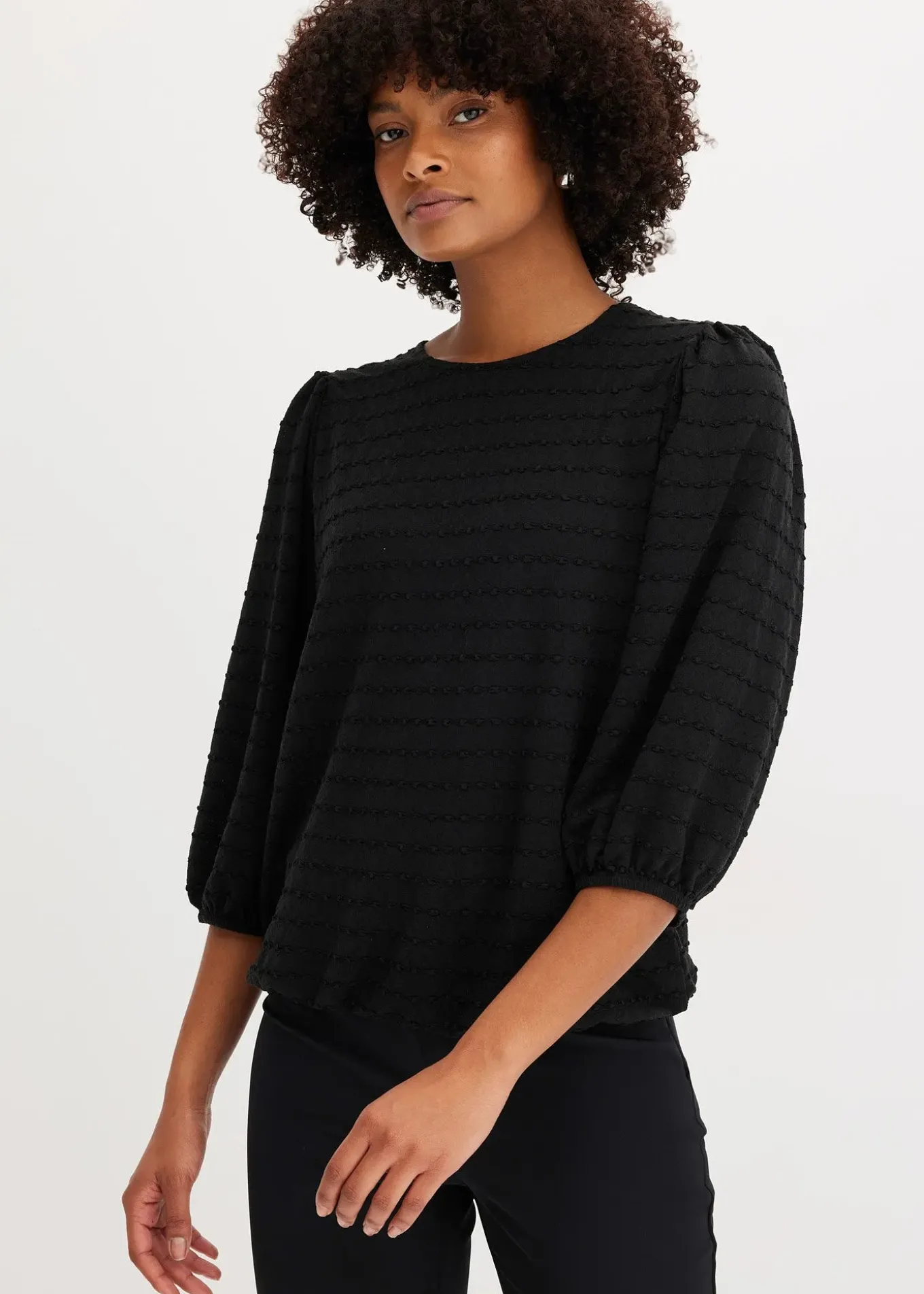 Tunique en jersey texturé