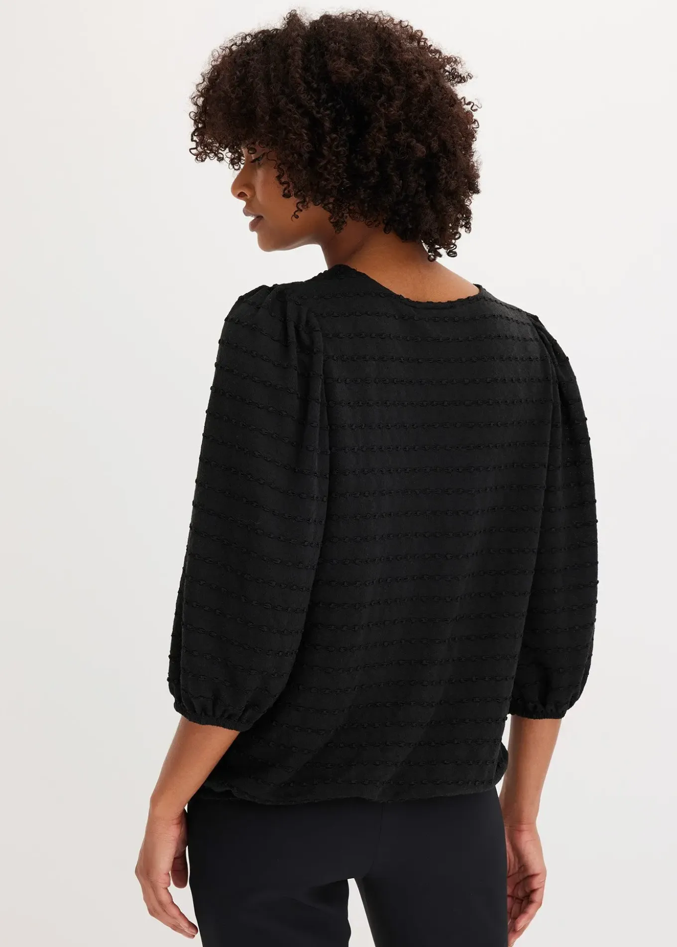 Tunique en jersey texturé