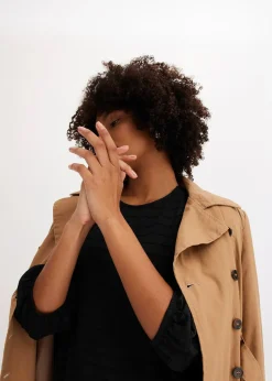 Tunique en jersey texturé