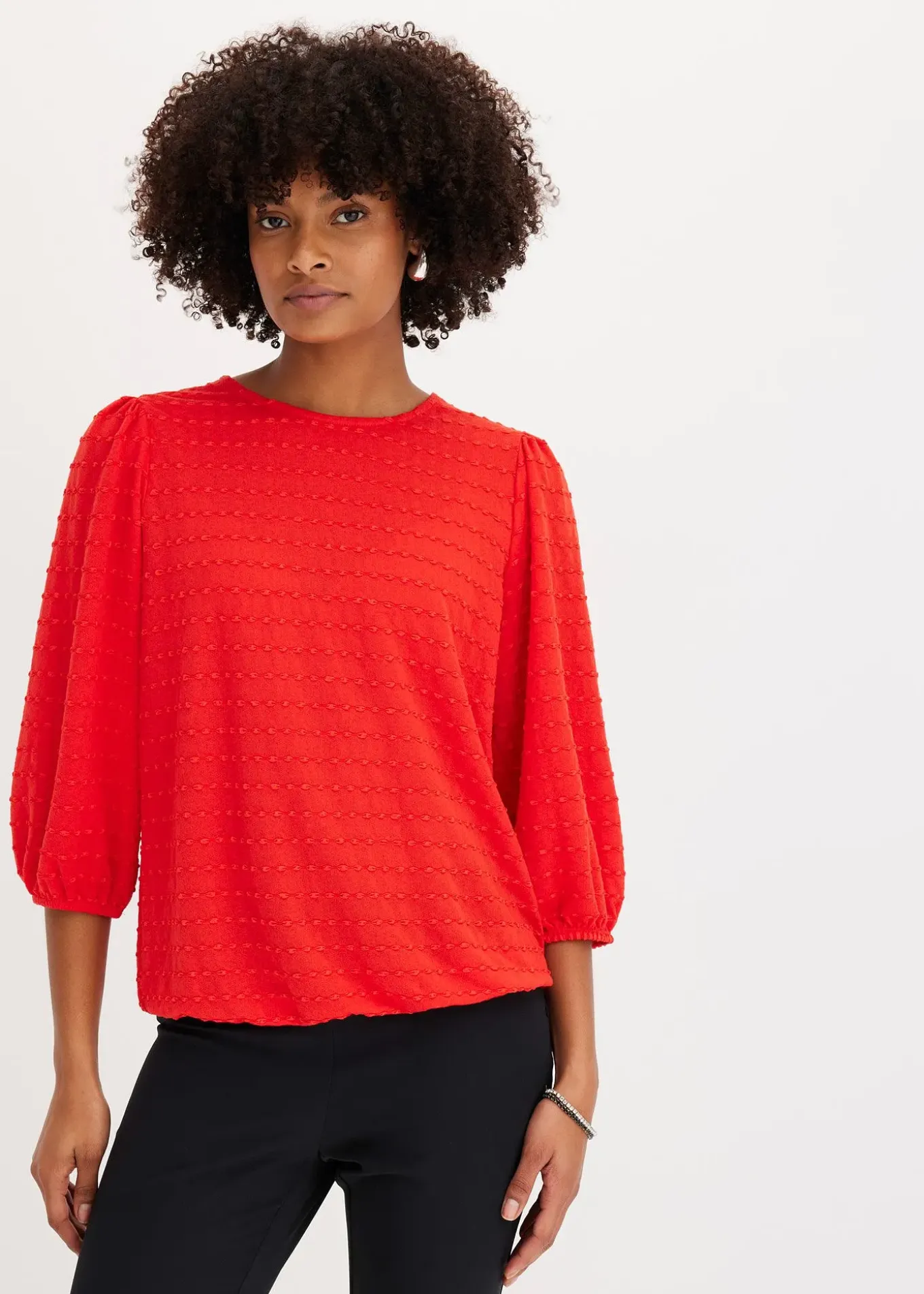 Tunique en jersey texturé