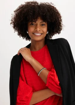 Tunique en jersey texturé