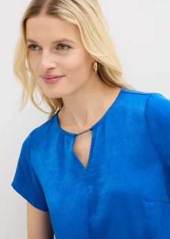 Tunique en satin fin