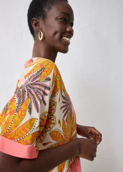 Tunique en soie mélangée