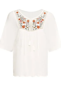 Tunique en viscose effet froissé