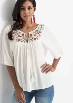 Tunique en viscose effet froissé