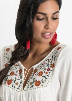 Tunique en viscose effet froissé