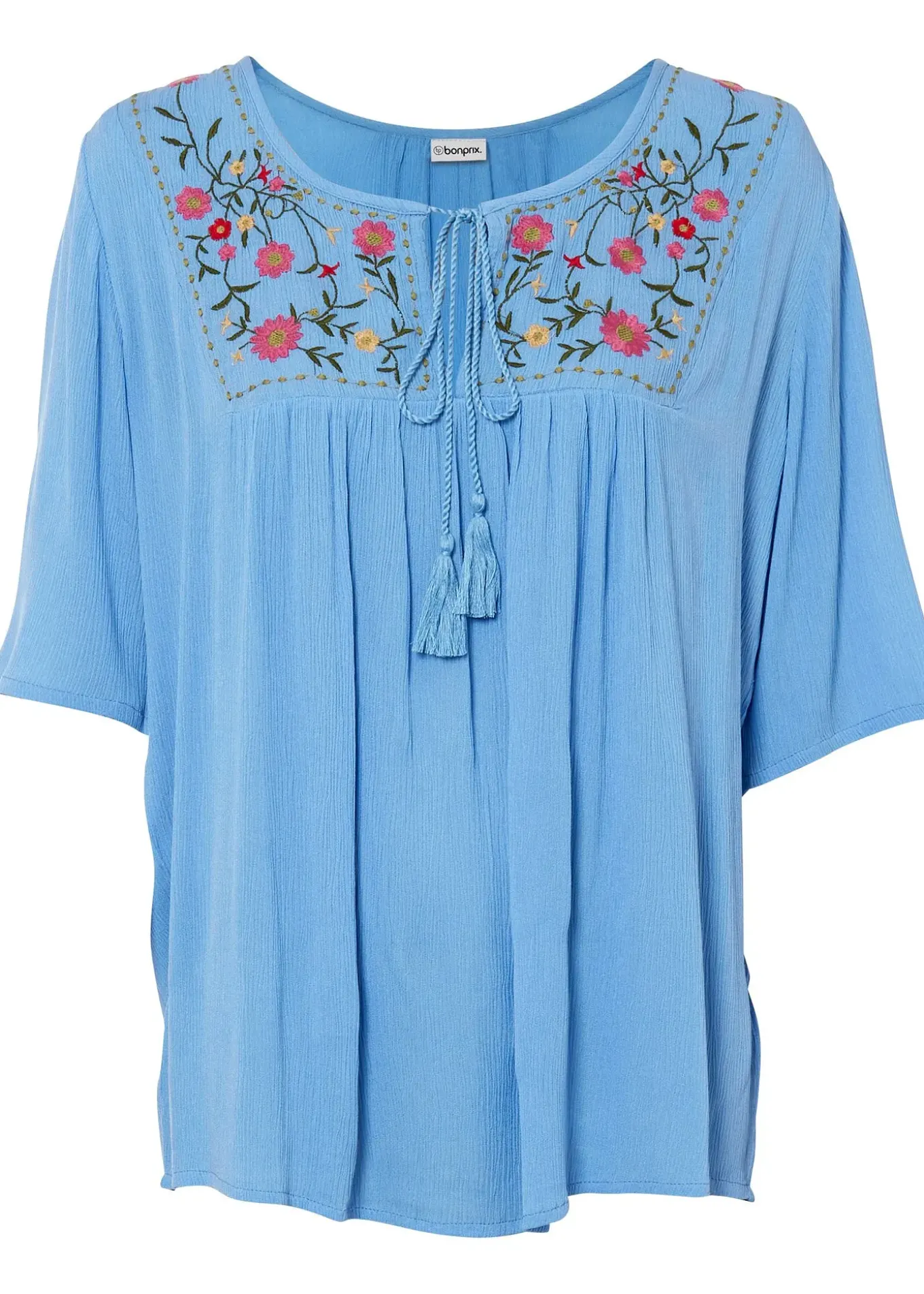 Tunique en viscose effet froissé