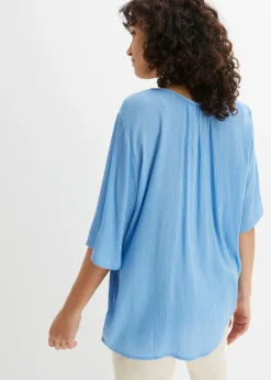 Tunique en viscose effet froissé