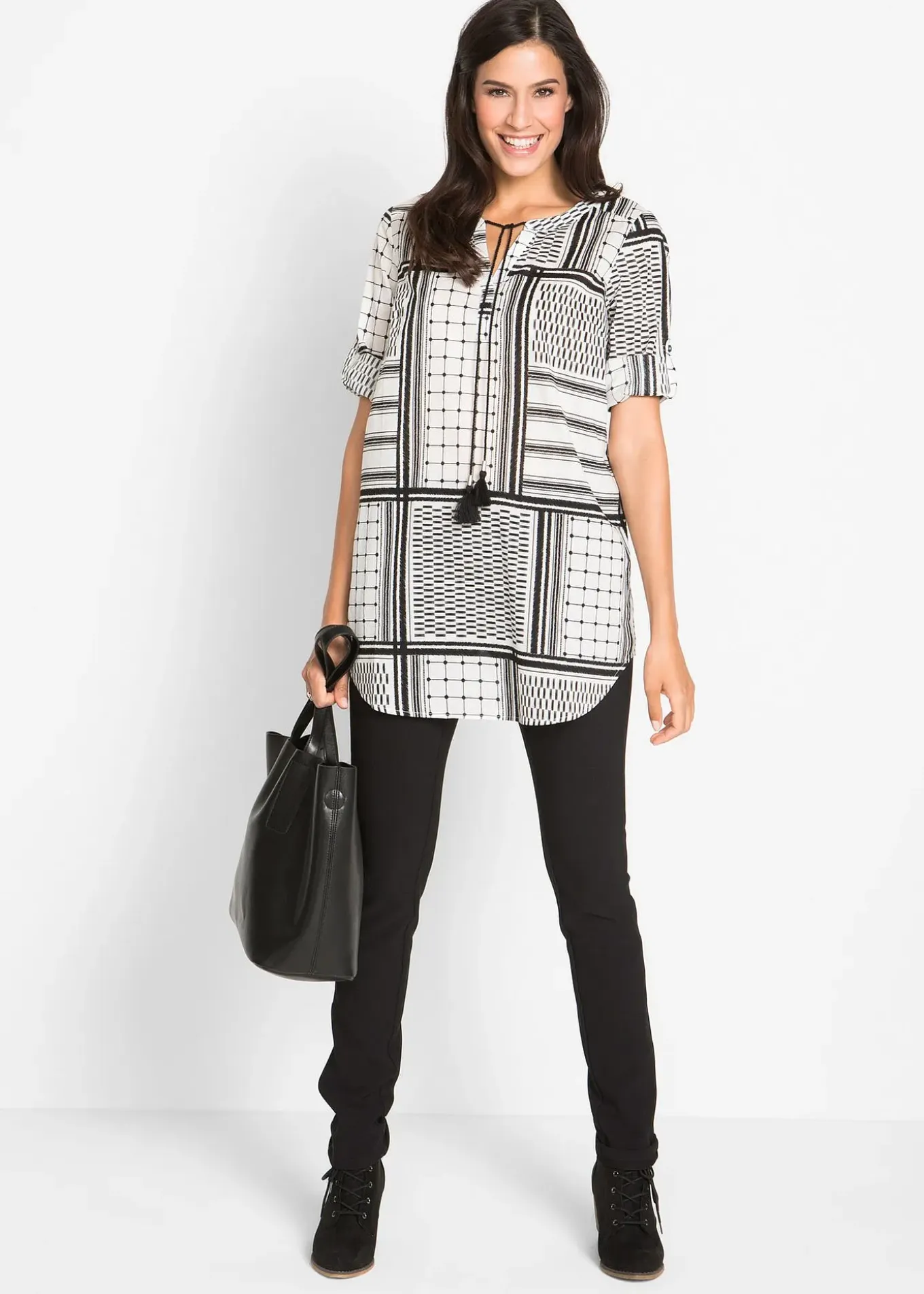 Tunique longue 100% coton