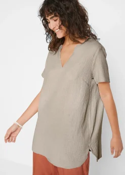 Tunique longue en gaze 100% coton