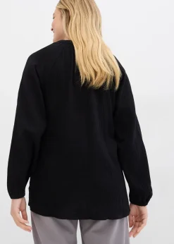 Tunique longue en gaze de coton