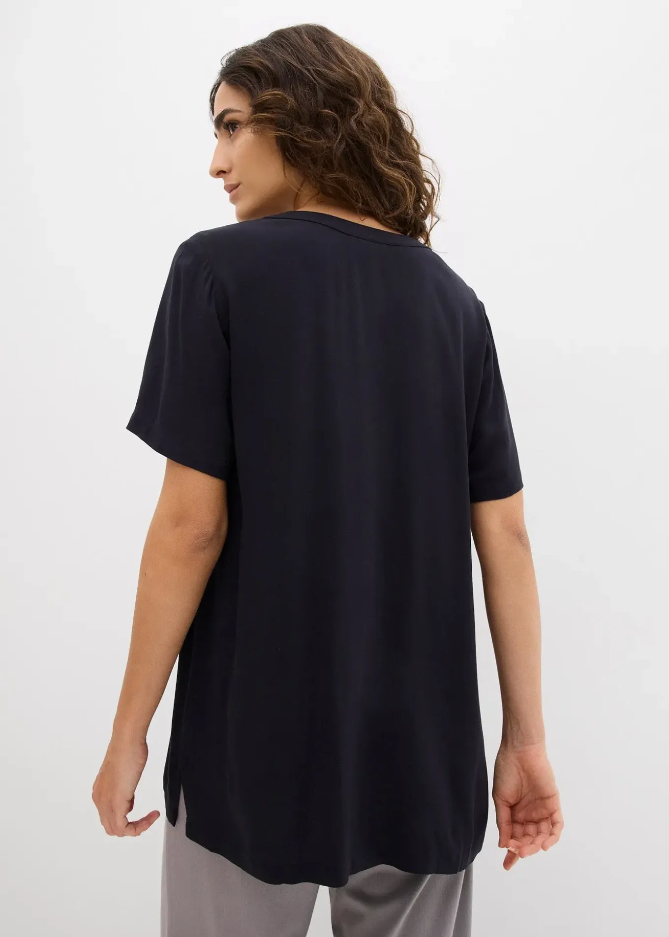 Tunique longue en viscose