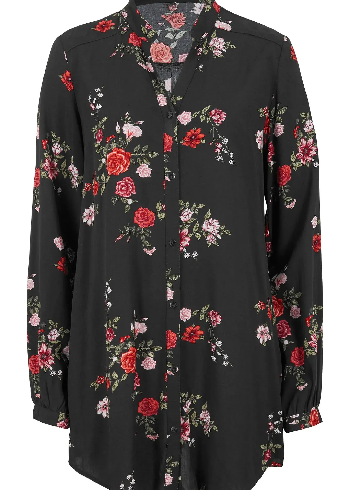 Tunique longue en viscose fluide