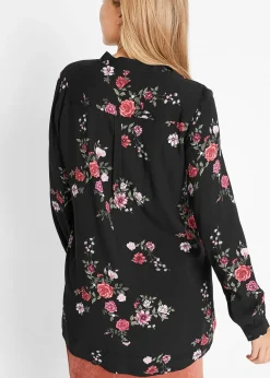 Tunique longue en viscose fluide