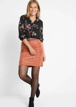 Tunique longue en viscose fluide