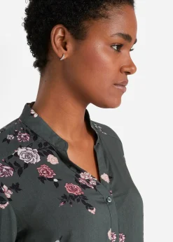 Tunique longue en viscose fluide