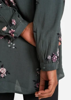 Tunique longue en viscose fluide