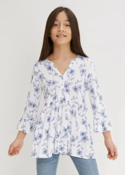 Tunique longue en viscose mélangée