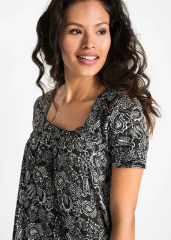 Tunique manches courtes en jersey