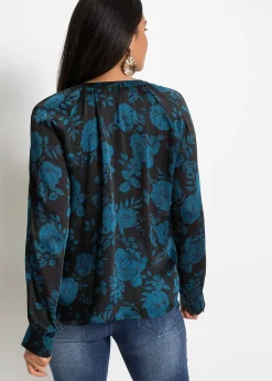 Tunique-blouse en crêpe léger