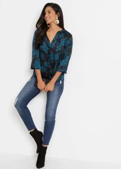 Tunique-blouse en crêpe léger