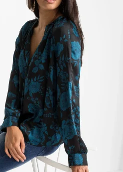 Tunique-blouse en crêpe léger