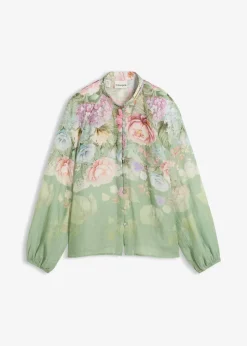 Tunique-blouse en ramie rafraîchissante