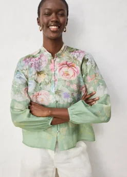 Tunique-blouse en ramie rafraîchissante