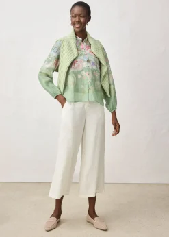 Tunique-blouse en ramie rafraîchissante