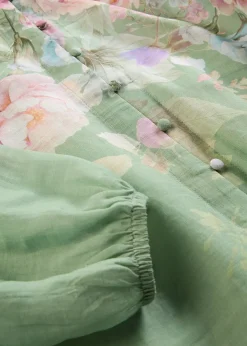 Tunique-blouse en ramie rafraîchissante