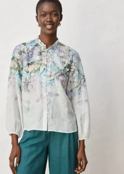 Tunique-blouse en ramie rafraîchissante