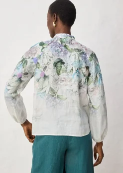 Tunique-blouse en ramie rafraîchissante