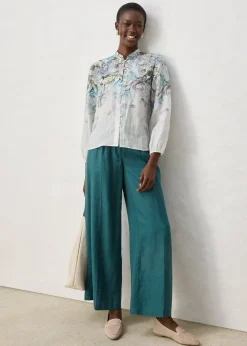 Tunique-blouse en ramie rafraîchissante