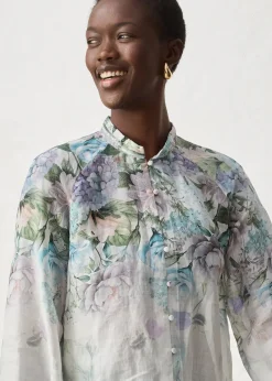 Tunique-blouse en ramie rafraîchissante