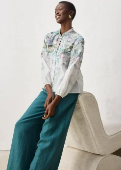 Tunique-blouse en ramie rafraîchissante