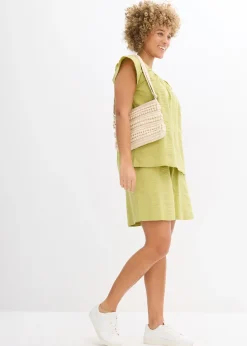 Tunique-blouse en seersucker coton