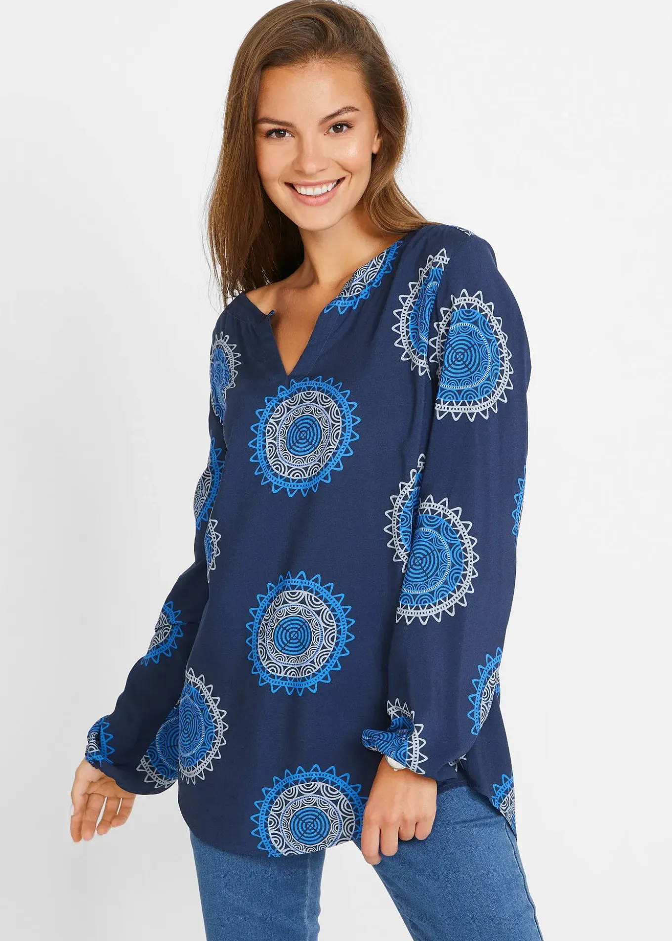 Tunique-blouse en viscose douce